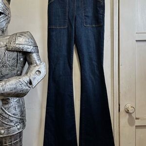 Frame Denim Dark Blue Flare Jeans